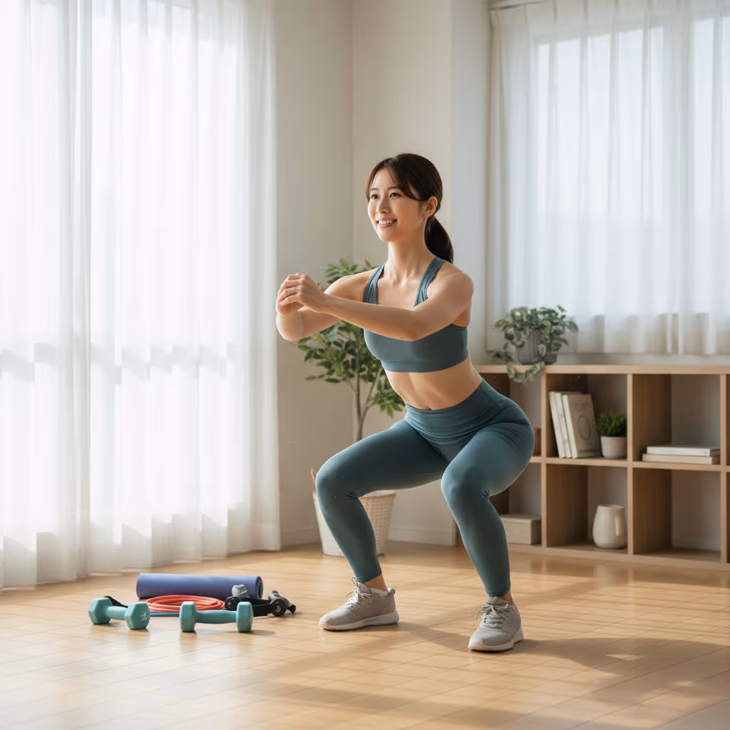 自宅筋トレで変わる!女性初心者のための効果的な始め方と継続の秘訣